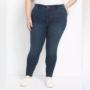 Lane Bryant High Rise Skinny Jeans Size 22